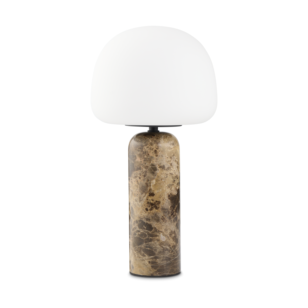 Kin bordslampa 40 cm, Brown marble