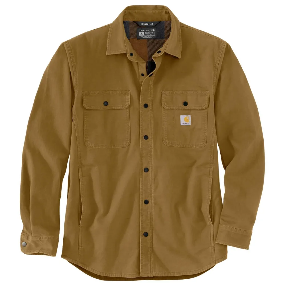 Carhartt 105419B33-M Skjorta Rörelsefrihet och slitstyrka Ekbrun