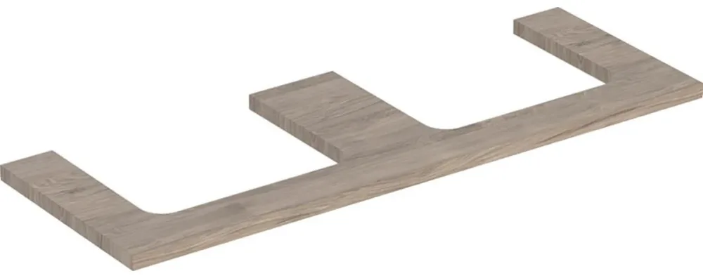 Geberit ONE 505.286.00.1 Bänkskiva 135 cm Vit, blank