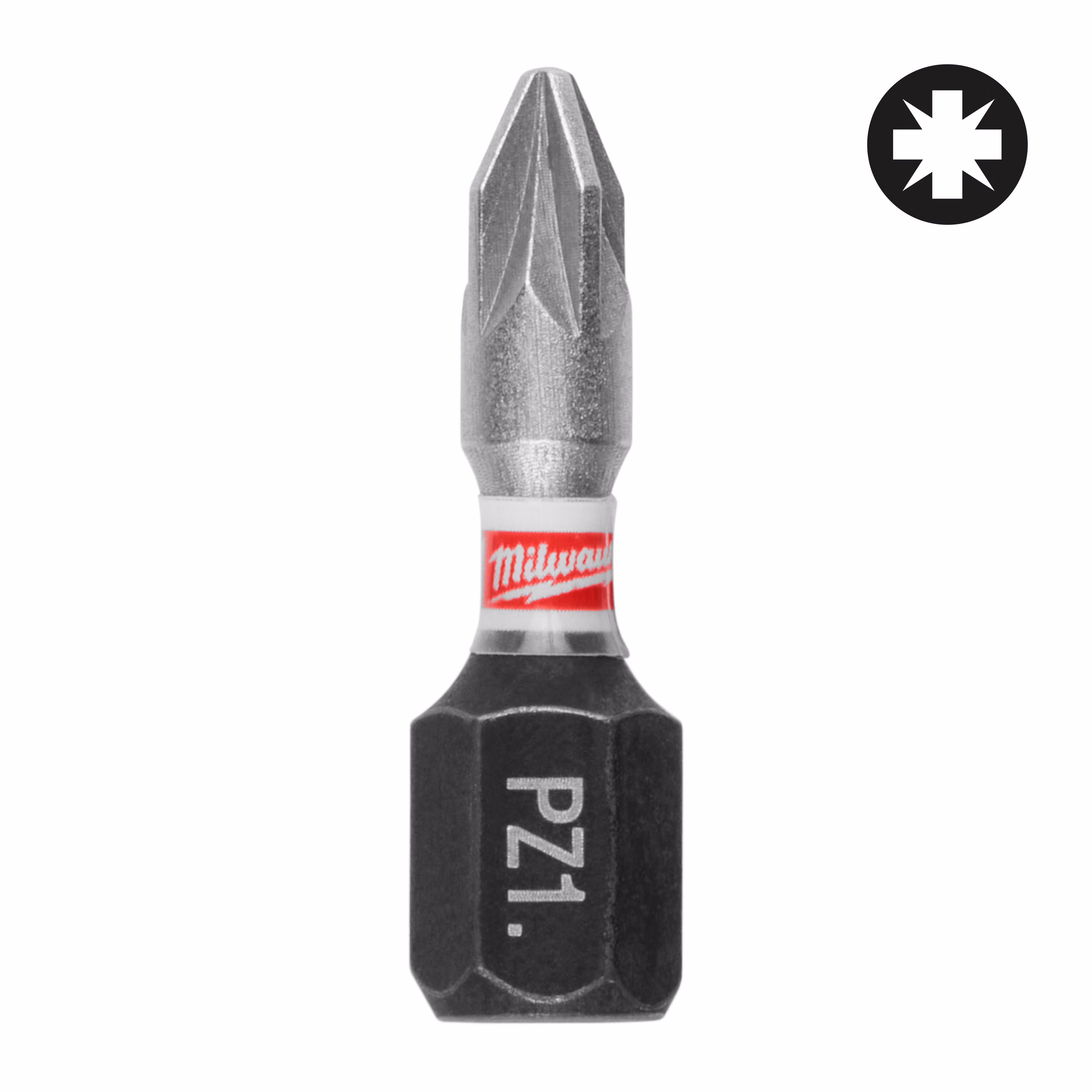 Kjøp Milwaukee Bits Shockwave PZ1, 25 mm, 3-pakning