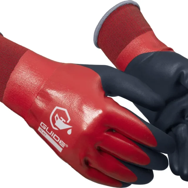 Guide Gloves 9504 Handske nitrildopp, oljegrepp, touch 7