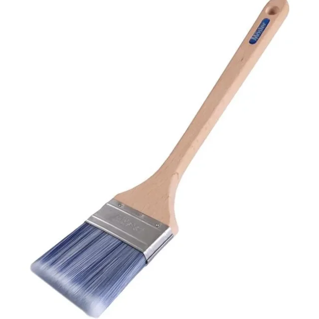 Mäster Max Blue 1685071 Vinkelpensel trä, syntetborst 70 mm, extra lång