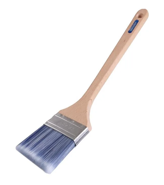 Mäster Max Blue 1685071 Vinkelpensel trä, syntetborst 70 mm, extra lång