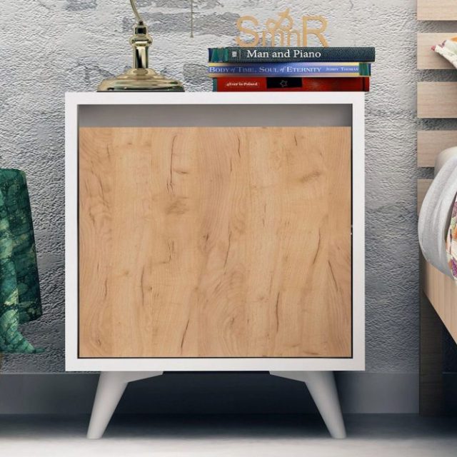 Mod Design Sängbord 45 cm med Förvaring Skåp