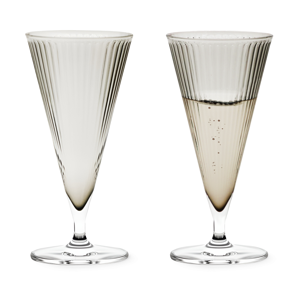 Grand Cru Nouveau champagneglas 20 cl 2-pack, Smoke