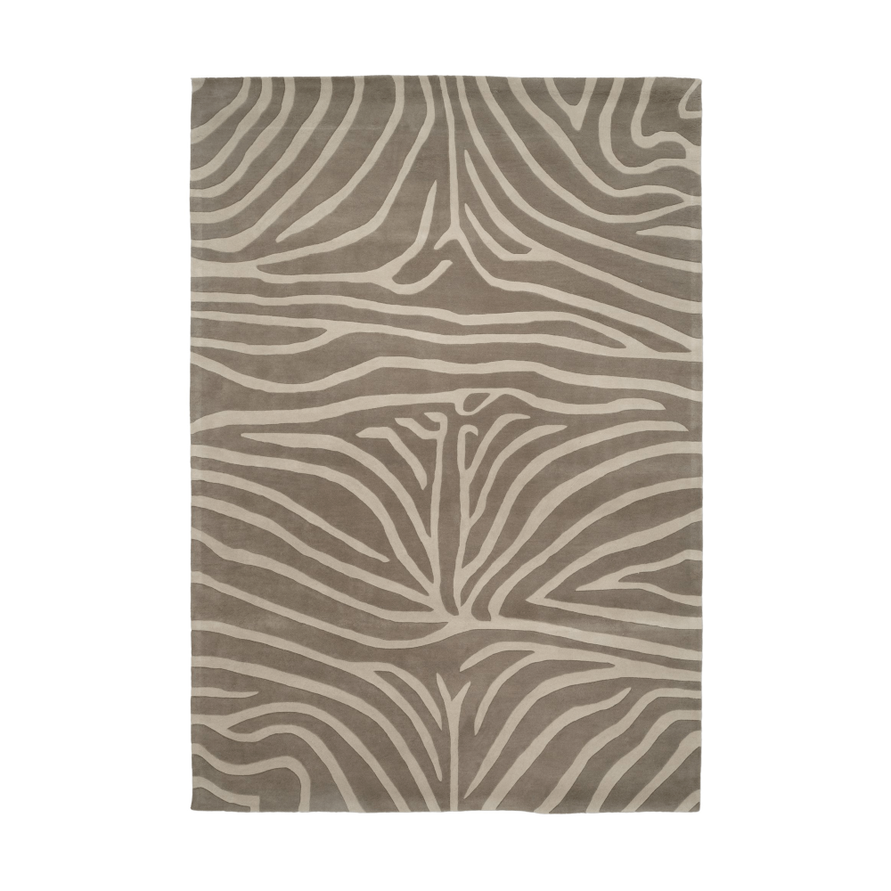 Zebra ullmatta, Beige, 200x300 cm
