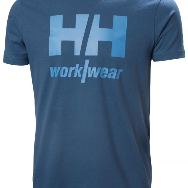 T-SHIRT HELLY HANSEN LOGO BLÅ L, 79281