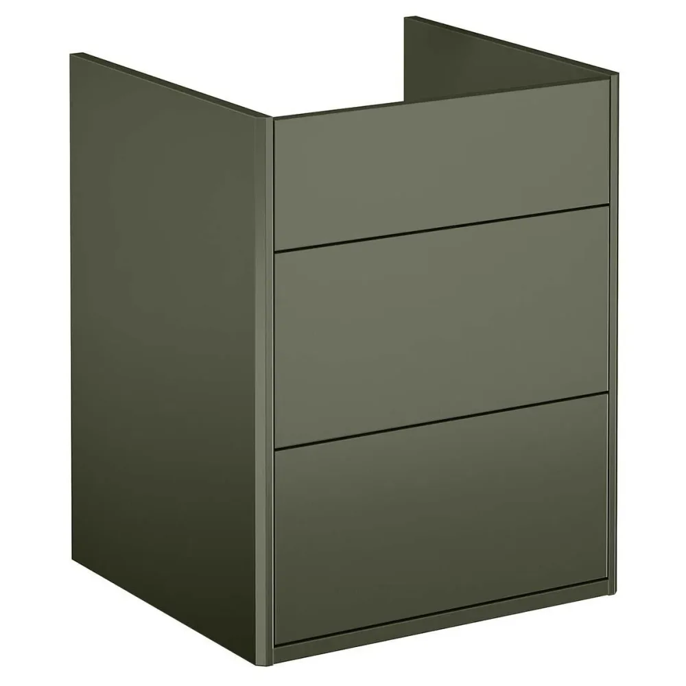 Gustavsberg Graphic Kommod grön, 45 cm Utan tvättställ