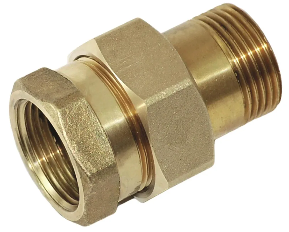 TA 50015032 Radiatorkoppling rak, gul G32