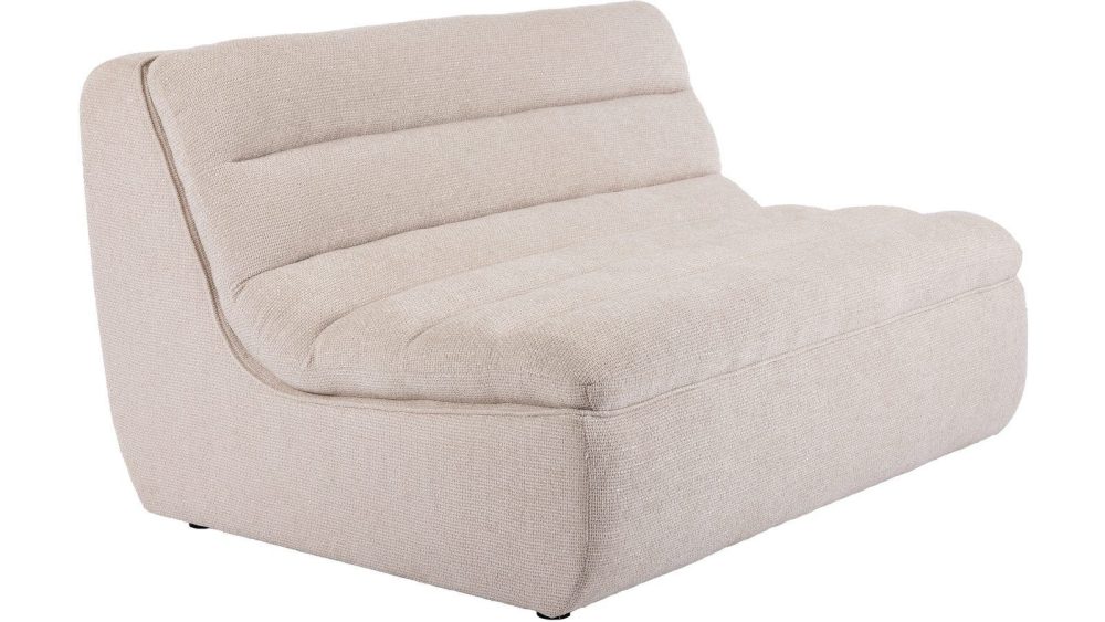 Valdoro 2-sits Mittmodul i tyg 135 cm