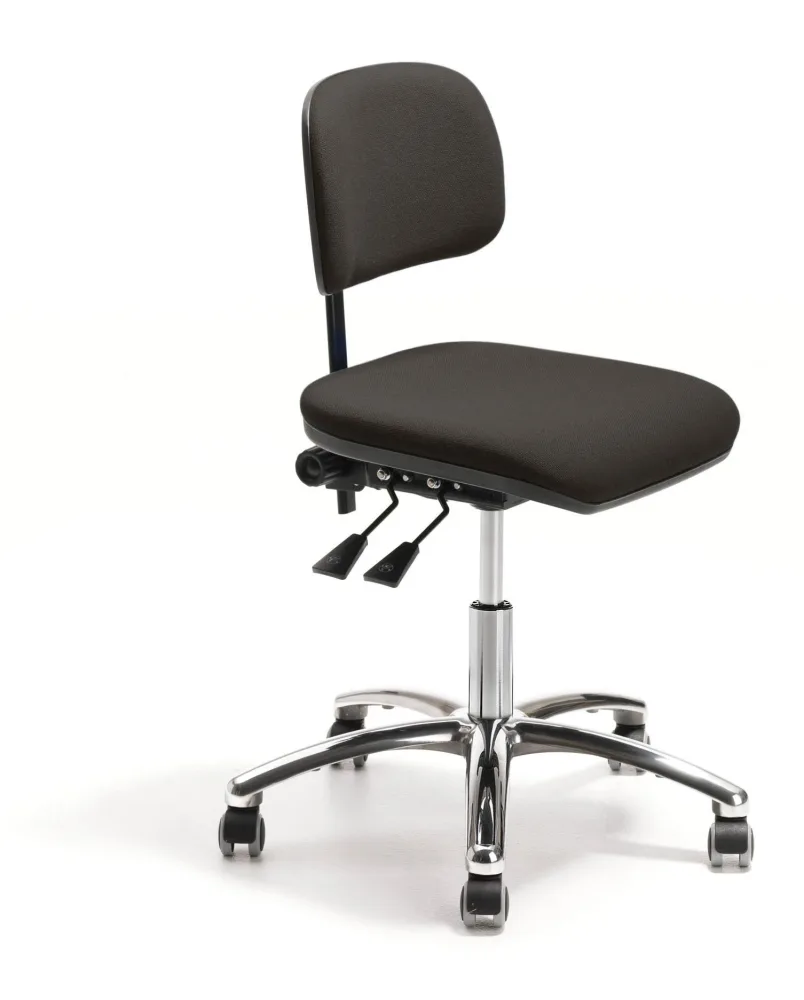 GBP 410644350504 Arbetsstol 630-880 mm, låg rygg Konstläder