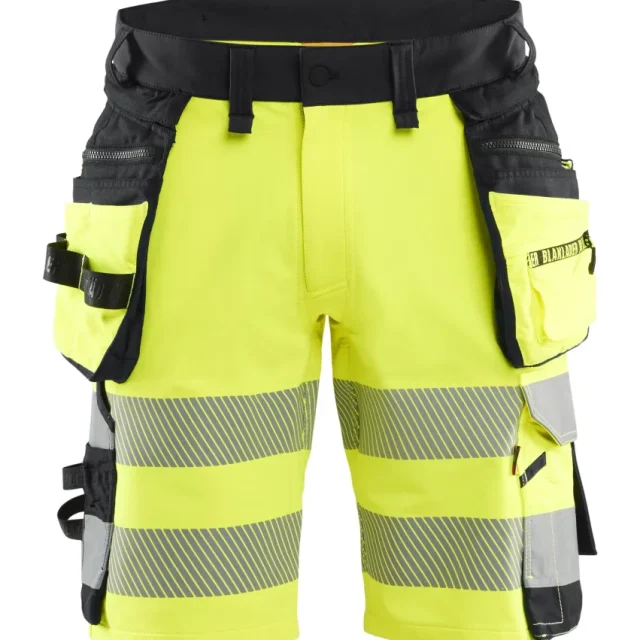 Blåkläder 112016483399C46 Shorts varsel, gul/svart Gul/svart