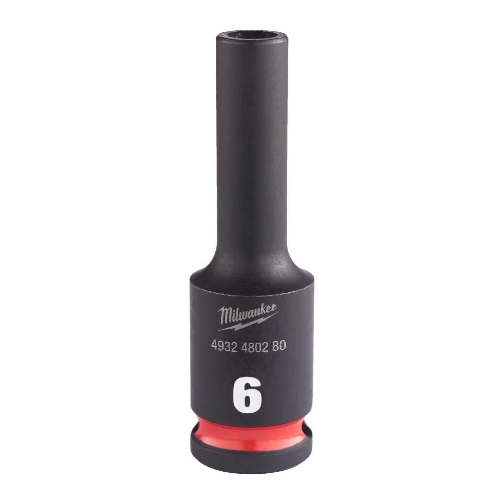 Milwaukee 4932480286 Krafthylsa 3/8", SHOCKWAVE, djup 12 mm