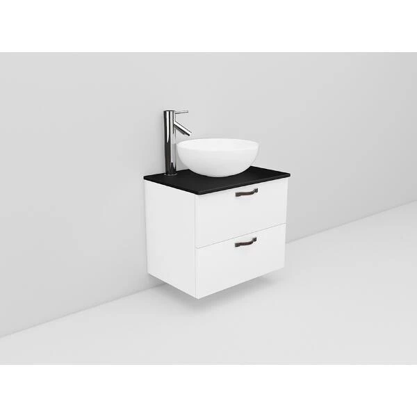 Badrumsmöbel Flexline Modell 16 60cm, Vit, Slät | Stuvbutiken
