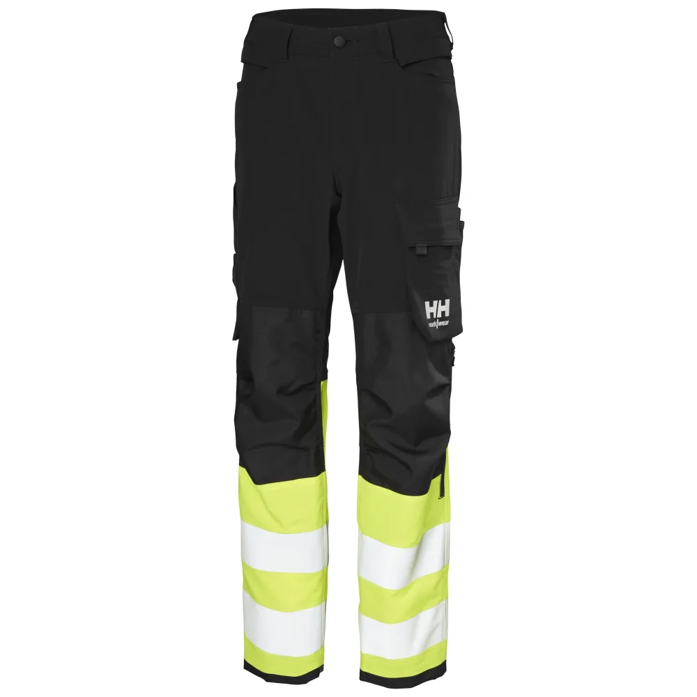 Helly Hansen Workwear Alna 4X 77327-369 Byxa mörkgrå/gul C42