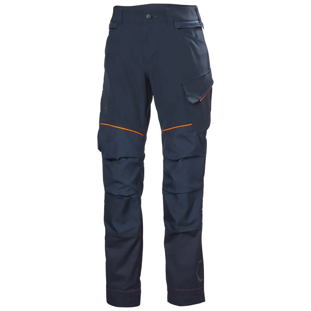 Helly Hansen Workwear Chelsea Evolution BRZ 77556_590 Arbetsbyxa marinblå/orange, connect C62