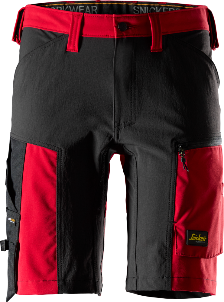 STRETCHSHORTS AW CHILI/SVART STL 60