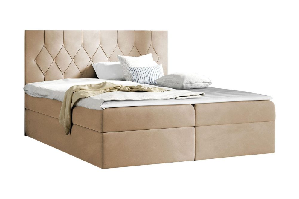 Jitendera Sängpaket Kontinentalsäng 200x200 cm med Förvaring