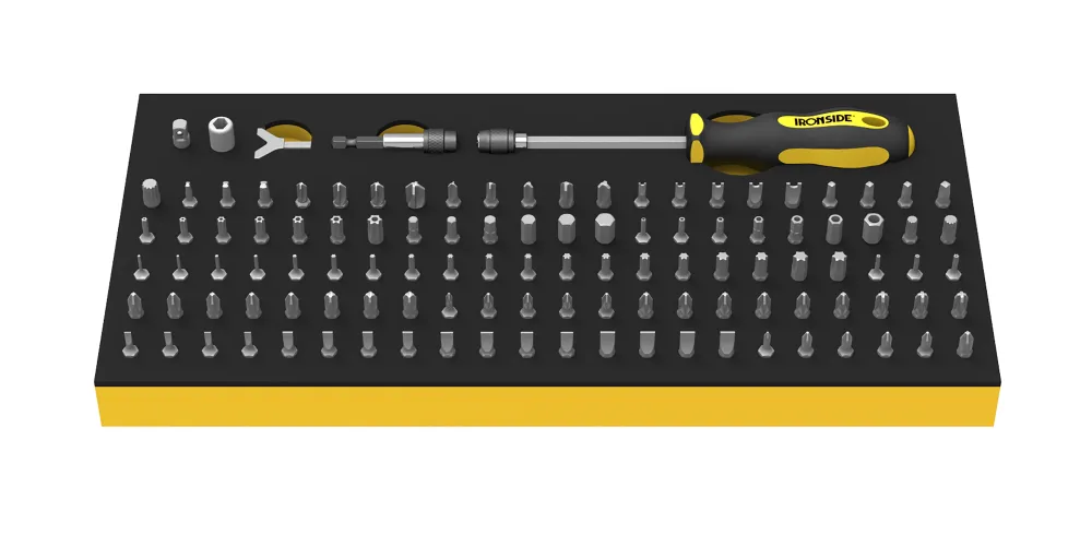 Ironside 102559 Bitssats 115 delar, 1/4"