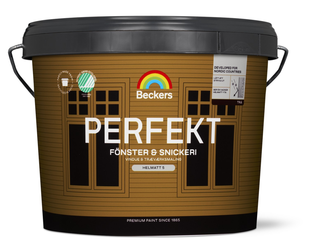 FÖNSTER&SNICKERI BECKERS VIT 0,675L, PERFEKT HELMATT