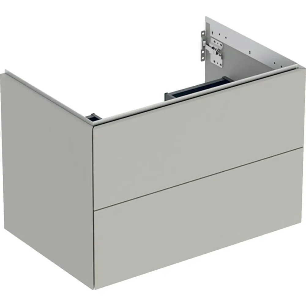Geberit ONE 505.262.00.8 Kommod 75 x 47 cm, 2 lådor Svart