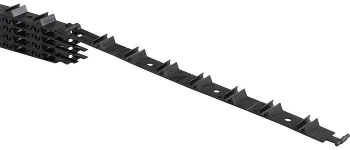 Uponor Fix Rörhållarskena utan hullingar, 500 x 12 mm