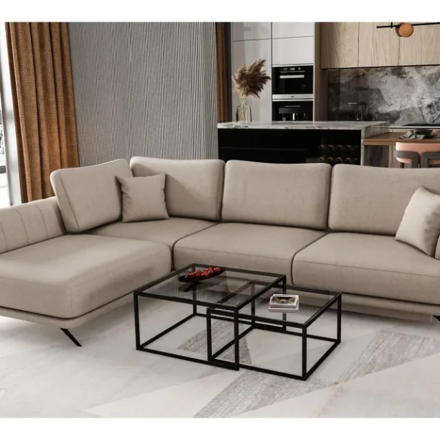 Buckmeier 3-sits Soffa med Schäslong Vänster