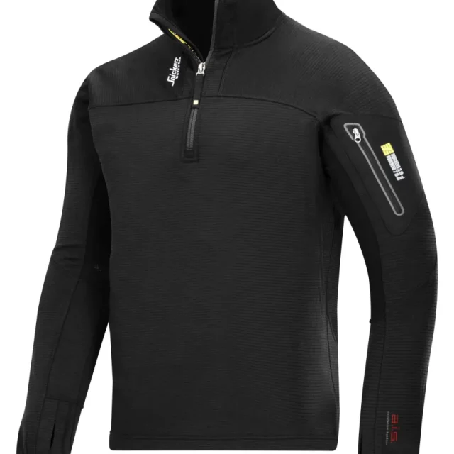 Snickers Workwear 9435 Tröja svart, microfleece M