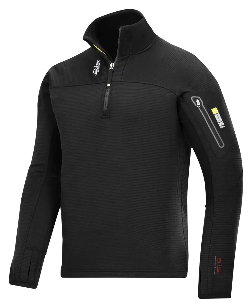 Snickers Workwear 9435 Tröja svart, microfleece M