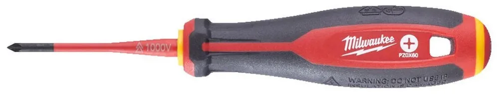 Milwaukee Tri-Lobe VDE Skruvmejsel 3-sidigt antirullhandtag PZ3 x 150 mm