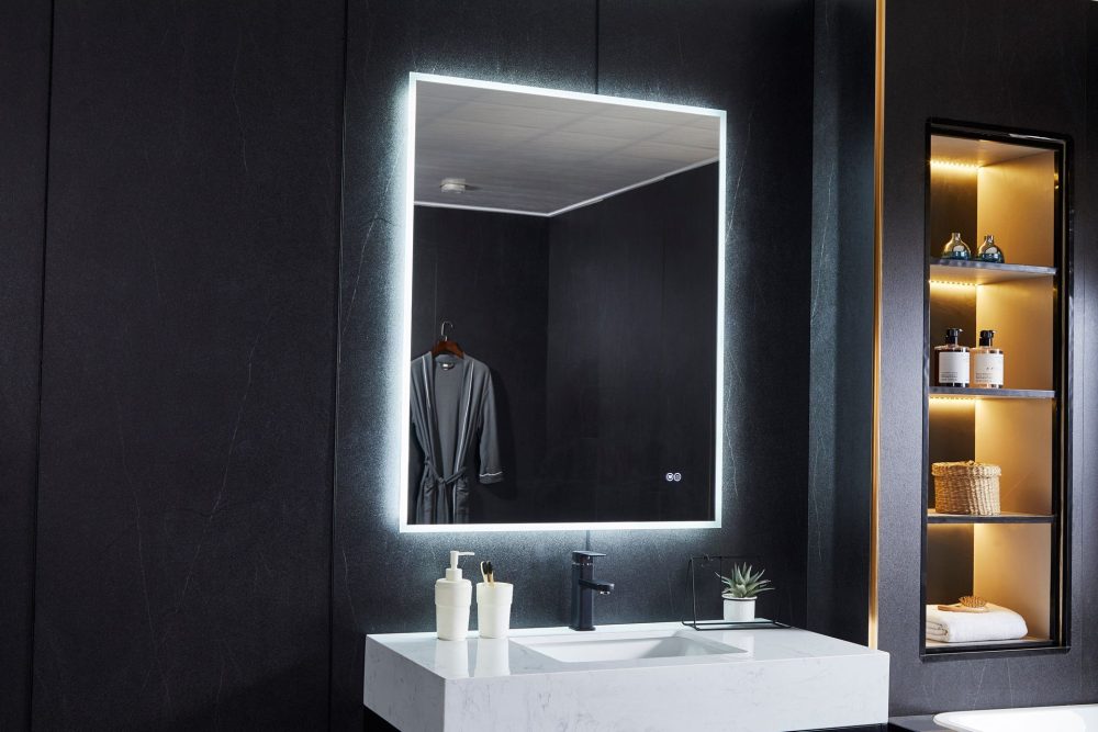 Spegel 80x100cm | LED-belysning & anti-fog
