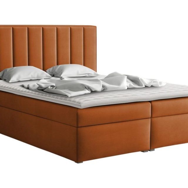 Valasco Kontinentalsäng 160x200 cm Brun/Orange
