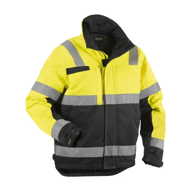 Blåkläder 486218113399XL Varseljacka varselgul/svart, vinter Stl XL