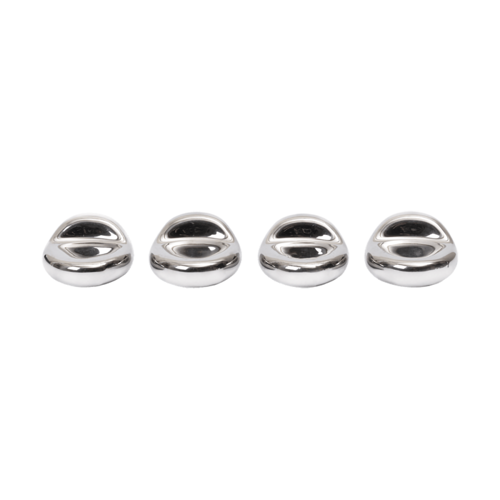 Nube fötter till kruka 4-pack, Silver