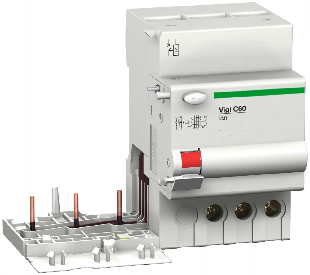 Schneider Electric Vigi C60 Jordfelsmodul 63A, 30mA, AC 2-polig - Bild 2