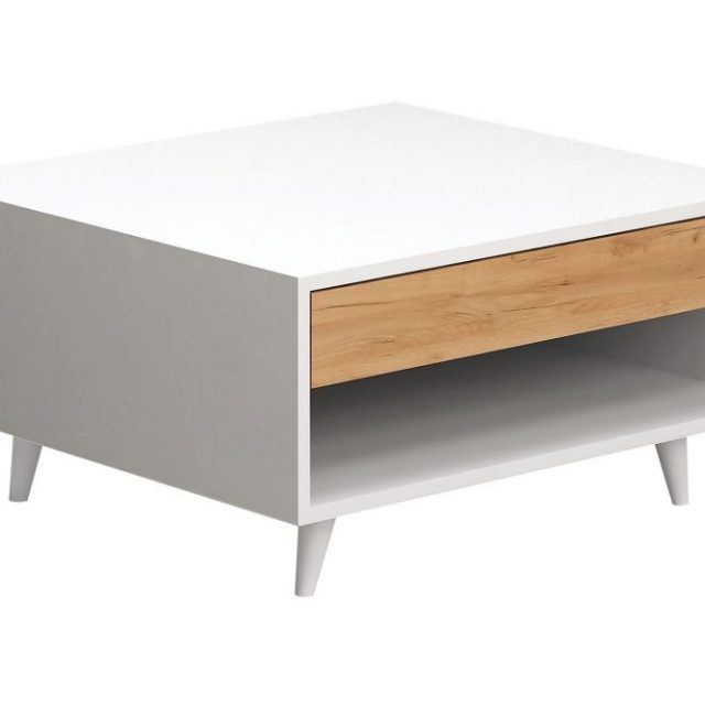 Mod Design Soffbord 80 cm med Förvaring Låda + Hylla