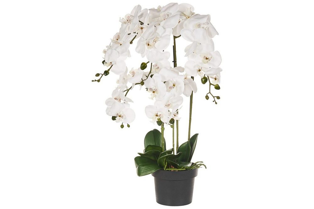Konstgjord växt Orchid 28x28x63 cm