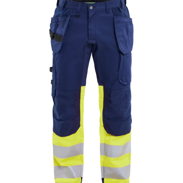 BYXA 15581811 BLÅKLÄDER MARINBLÅ/GUL C48