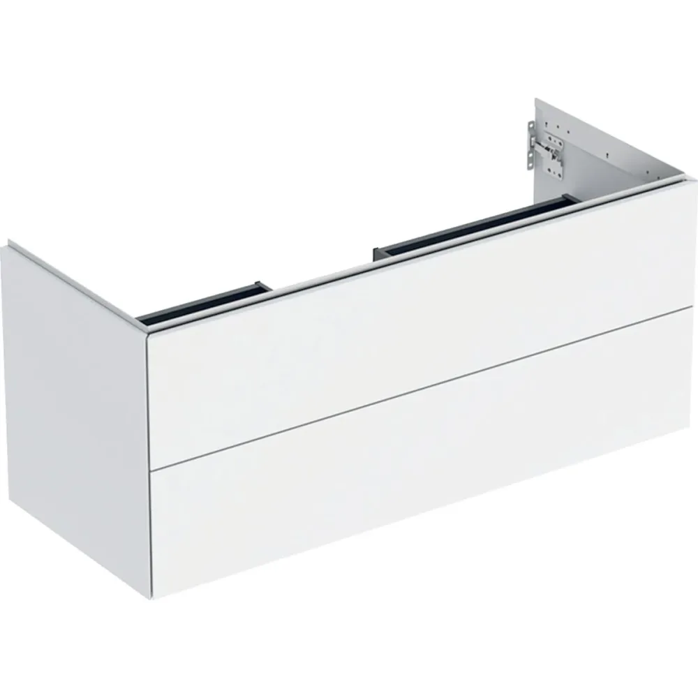 Geberit ONE 505.265.00.1 Kommod 120 x 47 cm, 2 lådor, vit Blank