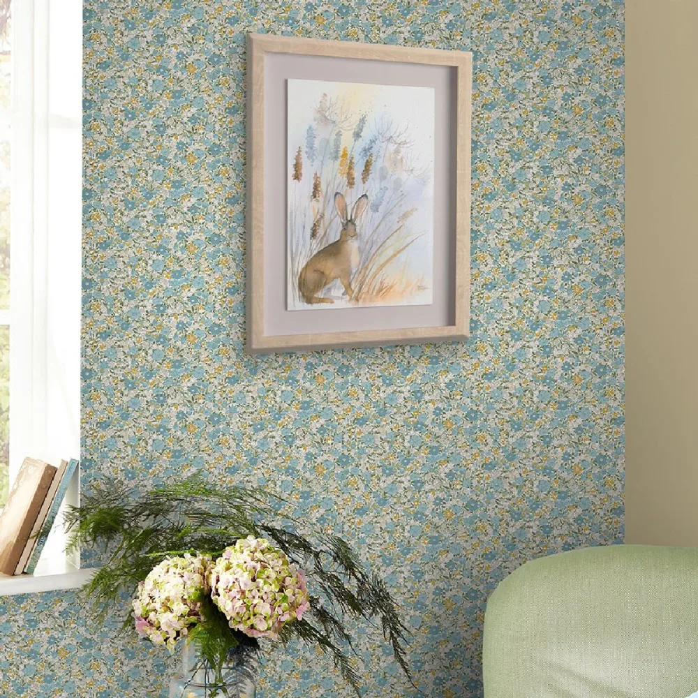 Laura Ashley Vol. 3 Loveston 121075 Gul Tapet | Stuvbutiken - Bild 3