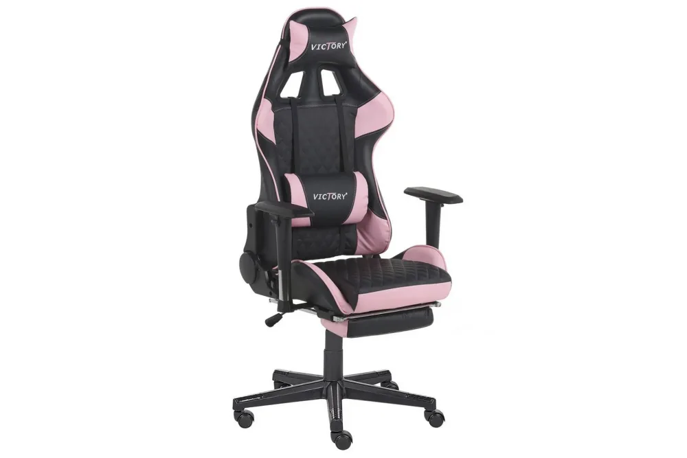 Gamingstol Victory Svart/Rosa