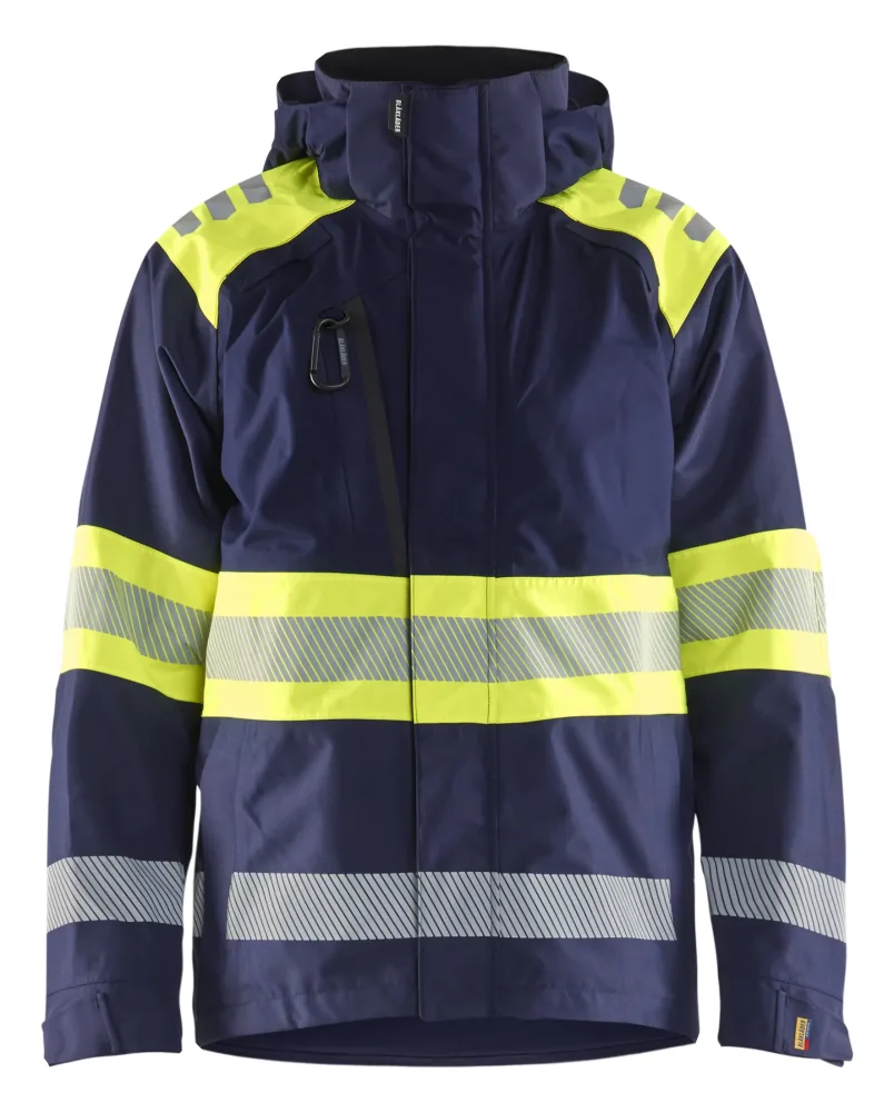 Blåkläder 4420197789334XL Skaljacka varsel, marinblå/gul 4XL