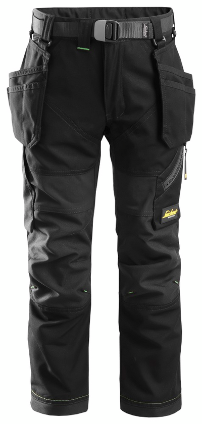 BARNBYXA SNICKERS WORKWEAR SVART STL 128