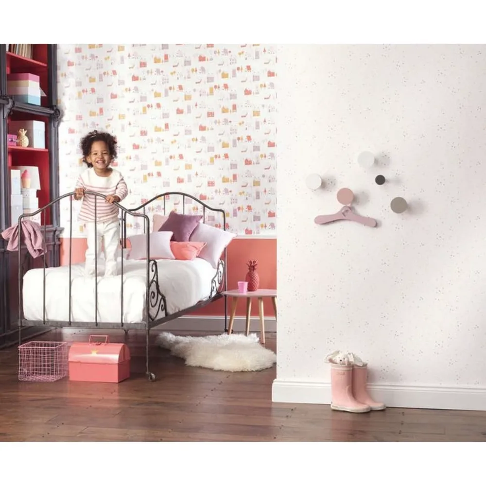 Happy Dreams Uni Corail Hpdm82913401 Tapet | Stuvbutiken - Bild 3