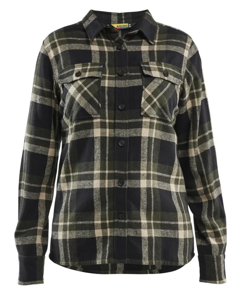 Blåkläder 321811684298XXXL Skjorta grön/svart Grön/svart - Bild 2