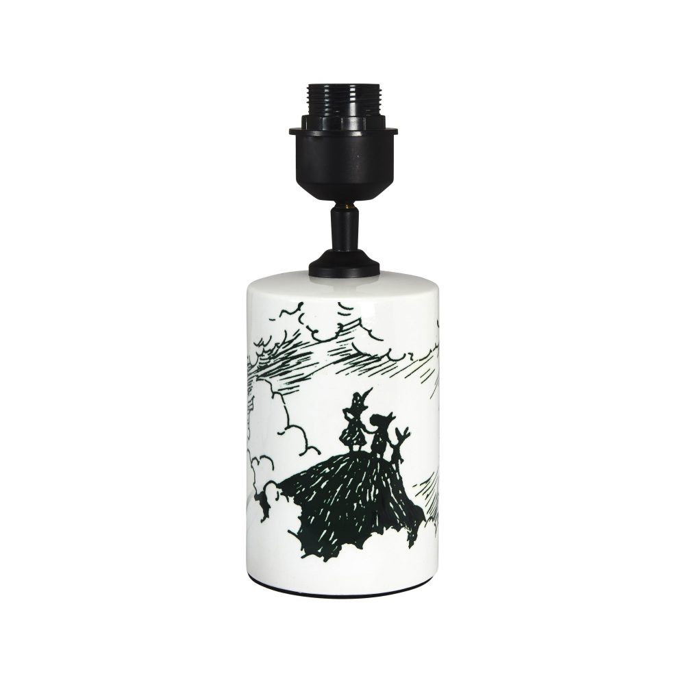 Moomin The Storm lampfot 27 cm, Svart