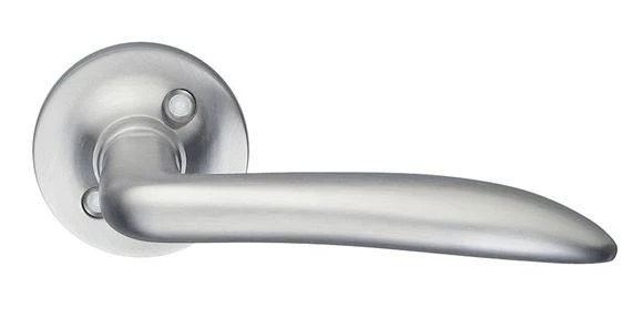 Ytterdörrhandtag 110mm, Borstad, Krom - Bild 2