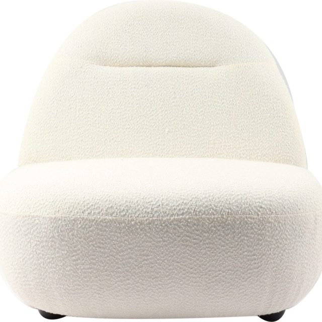 Boogi fåtölj i offwhite Boucle / Teddy