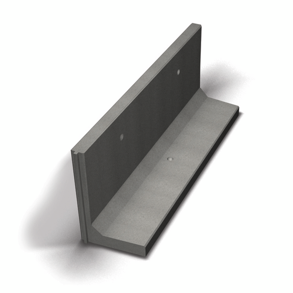 MUR BENDERS L-STÖD 4KN GRÅ2000X2000 A, 2000X2000MM 2868007A