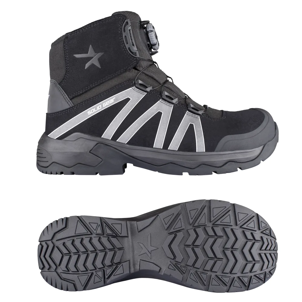 Solid Gear Onyx Skyddskänga S3, BOA, svart 38